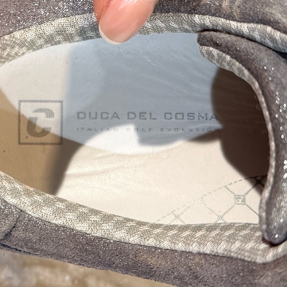 Women’s DUCA DEL COSMA Rhapsody navy sparkling Spikeless golf shoes- Size US 7 - Picture 9 of 11